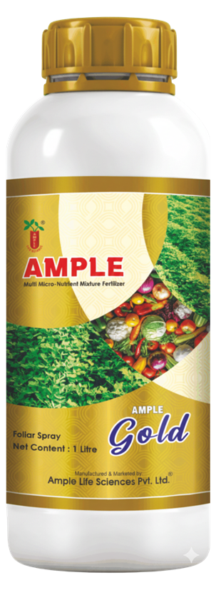 Ample Gold micronutrient bottle